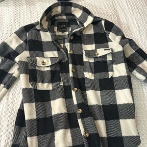 Black and white flannel